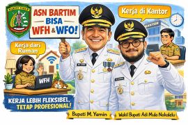 Bupati Bartim: Terapkan pola kerja fleksibel dan efisien saat WFH