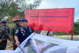 KKP hentikan sementara reklamasi ilegal di Lingga Kepri