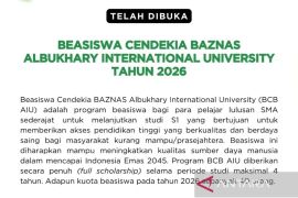 Baznas sediakan beasiswa S1 di AIU Malaysia