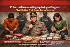 Polisi bongkar jaringan peredaran obat ilegal di Banyumas