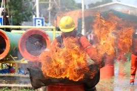 Pupuk Kujang sebar budaya K3 ke masyarakat, ingatkan kesiagaan hadapi kedaruratan