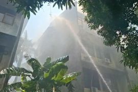 Kebakaran landa lantai empat Asrama Polri di Kalideres Jakbar