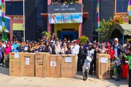 Pemkab HSU gelar jalan santai dan senam sehat di Sungai Pandan