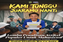 Pemprov gelar lomba penulisan artikel untuk mahasiswa berhadiah belasan juta rupiah
