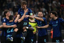 Inter Milan butuh dua kemenangan untuk kunci gelar Liga Italia