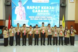 Hero Setiawan buka Raker Cabang Gerakan Pramuka HSU