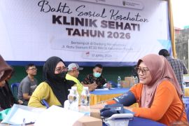 Pusri kembali gelar pengobatan gratis bagi masyarakat "Kampung Sehati" di Palembang
