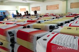 Koper calon jamaah haji kloter pertama tiba di Embarkasi Donohudan Boyolali