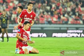 Teppei Yachida cetak gol Bali United ke gawang Borneo FC