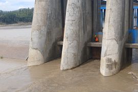 Kementerian PU mulai tangani irigasi bendung Jamuan di Aceh Utara pascabencana