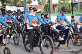 Gowes se-Kalimantan di Balangan diikuti ratusan peserta dari berbagai daerah