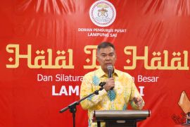 DPP Lampung Sai gelar halal bihalal guna menjaga identitas budaya Lampung