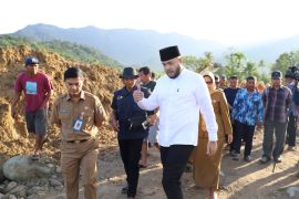 Ditinjau Wako Fadly Amran, lahan sawah terdampak bencana di Padang mulai direhabilitasi