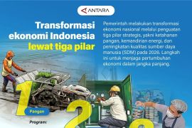 Transformasi ekonomi Indonesia lewat tiga pilar