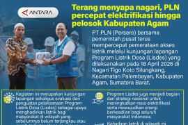 Terang menyapa nagari, PLN percepat elektrifikasi hingga pelosok Kabupaten Agam