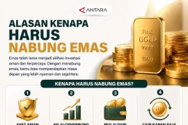 Alasan nabung emas: Investasi aman &amp; stabil