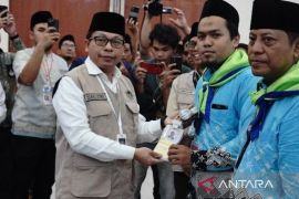 Kemenhaj: 360 calon haji kloter 1 masuk Asrama Haji Embarkasi Medan