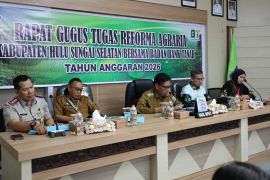 Rapat GTRA HSS bahas skema redistribusi tanah dan peran Bank Tanah