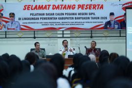 Bupati Banyuasin bekali peserta Latsar CPNS strategi perencanaan pembangunan