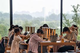 Survei: Tingkat membaca di China naik