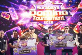 Turnamen Domino Nasional berakhir, Saifuddin-Erman raih juara pertama