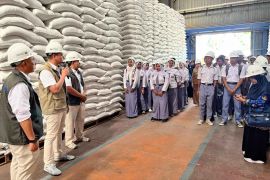 Bulog NTB edukasi siswa SMKPP Negeri Mataram soal cadangan pangan