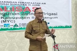 Bupati: Pembangunan Irigasi Batangasai berlanjut perlu partisipasi masyarakat