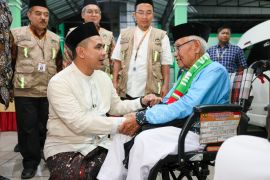 Kloter pertama jamaah calon haji dari Jateng diberangkatkan ke Tanah Suci
