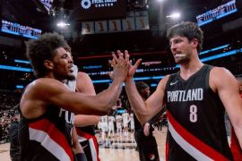 Blazers bangkit tekuk Spurs 106-103 sama kuat 1-1