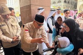 Gelombang pertama calon haji Indonesia hampir 6.000 tiba di Madinah