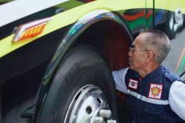 Pemkab Karawang gelar ramp check sejumlah armada jamaah calon haji