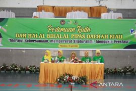 PIPAS Lapas Pekanbaru Tunjukkan Kekompakan, Semarakkan Halal Bihalal PIPAS Riau Bersama Kakanwil Ditjenpas