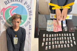 Polres Agam tangkap pengedar beserta 45 paket sabu-sabu