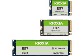 Kioxia Unveils Value-Oriented QLC-based KIOXIA EG7 Series SSDs for PC OEMs