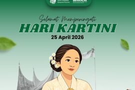 Peringatan Hari Kartini di apel pagi Kantor Pertanahan Kabupaten Pasaman
