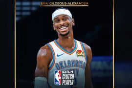 Shai Gilgeous-Alexander raih gelar NBA Clutch Player of the Year