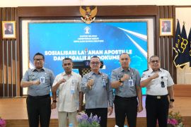 Kanwil Kemenkum Babel intensifkan layanan "apostille" internasional