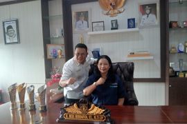 Kepala ANTARA Babel silaturahmi bersama Bupati Bangka Selatan