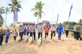 Polda Banten manfaatkan lahan bekas tambang untuk tanam jagung
