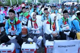 Sebanyak 786 calon haji NTB diberangkatkan ke Arab Saudi
