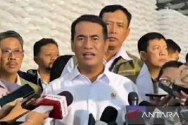 Mentan tinjau gudang beras Bulog di Karawang pastikan stok beras cukup hingga setahun ke depan