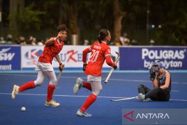Hoki Putri Indonesia tekuk Kazakhstan 2-1 di Kualifikasi Asian Games