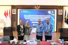 Kanwil Kemenkum Babel penuhi syarat WBBM