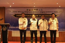 Imigrasi Sumut kukuhkan Forkopdensi perkuat koordinasi lintas instansi