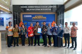 Kanwil Kemenkum Lampung harmonisasikan Raperbup Tata Kelola BLUD RSUD Bob Bazar