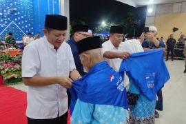 Sebanyak 124 JCH asal OKU Timur berangkat ke Asrama Haji Palembang