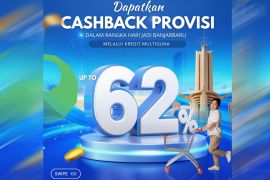 Bank Kalsel beikan cashback hingga 62 persen meriahkan HUT Banjarbaru