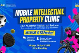 Peringati Hari KI Sedunia, DJKI gelar layanan di "Car Free Day" serentak