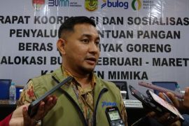 Bulog Mimika segera salurkan bantuan pangan kepada 27.209 warga