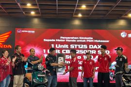 Asmo Sulsel serahkan 15 unit sepeda motor dukung operasional PSM Makassar